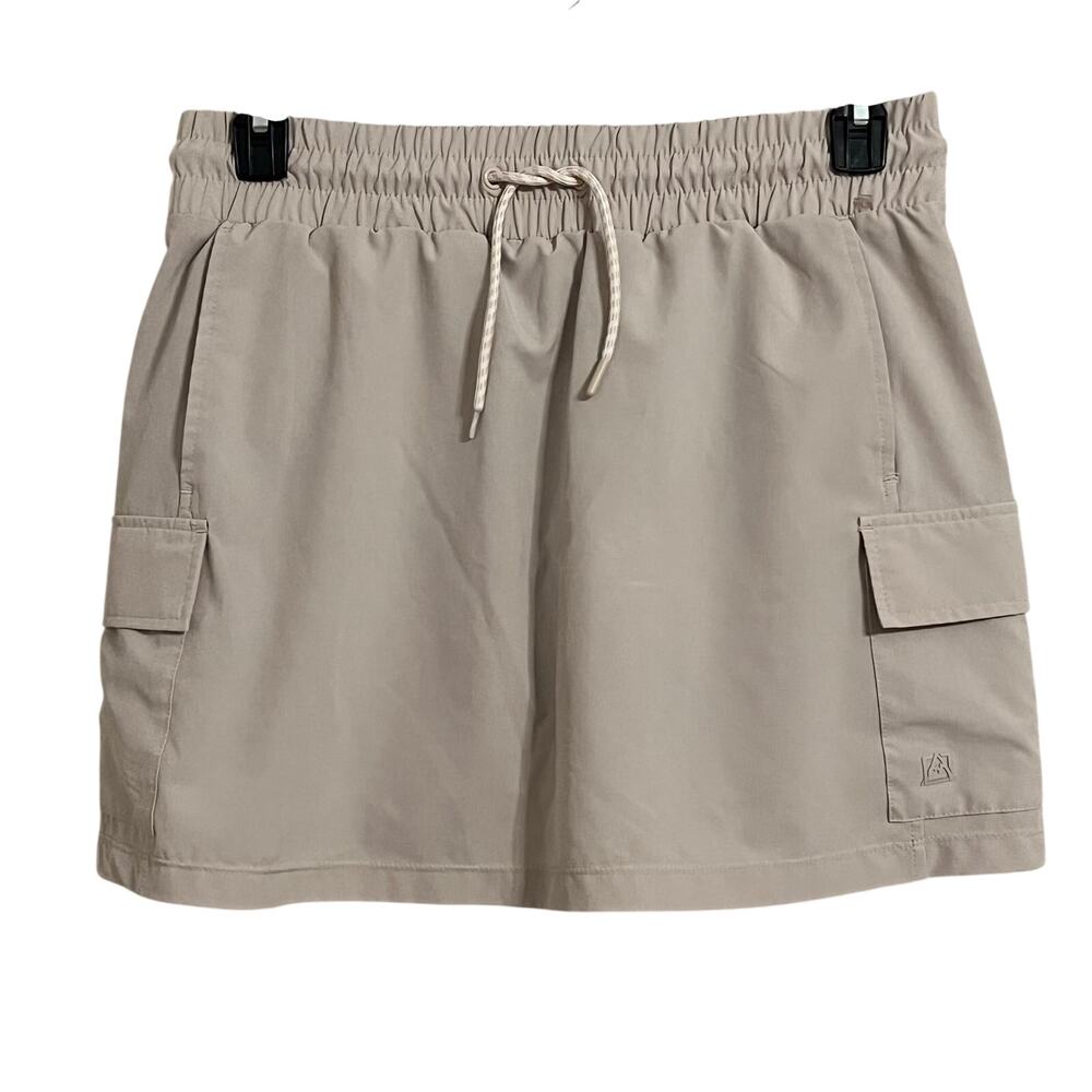 Avalanche Beige Lightweight Cargo Skort